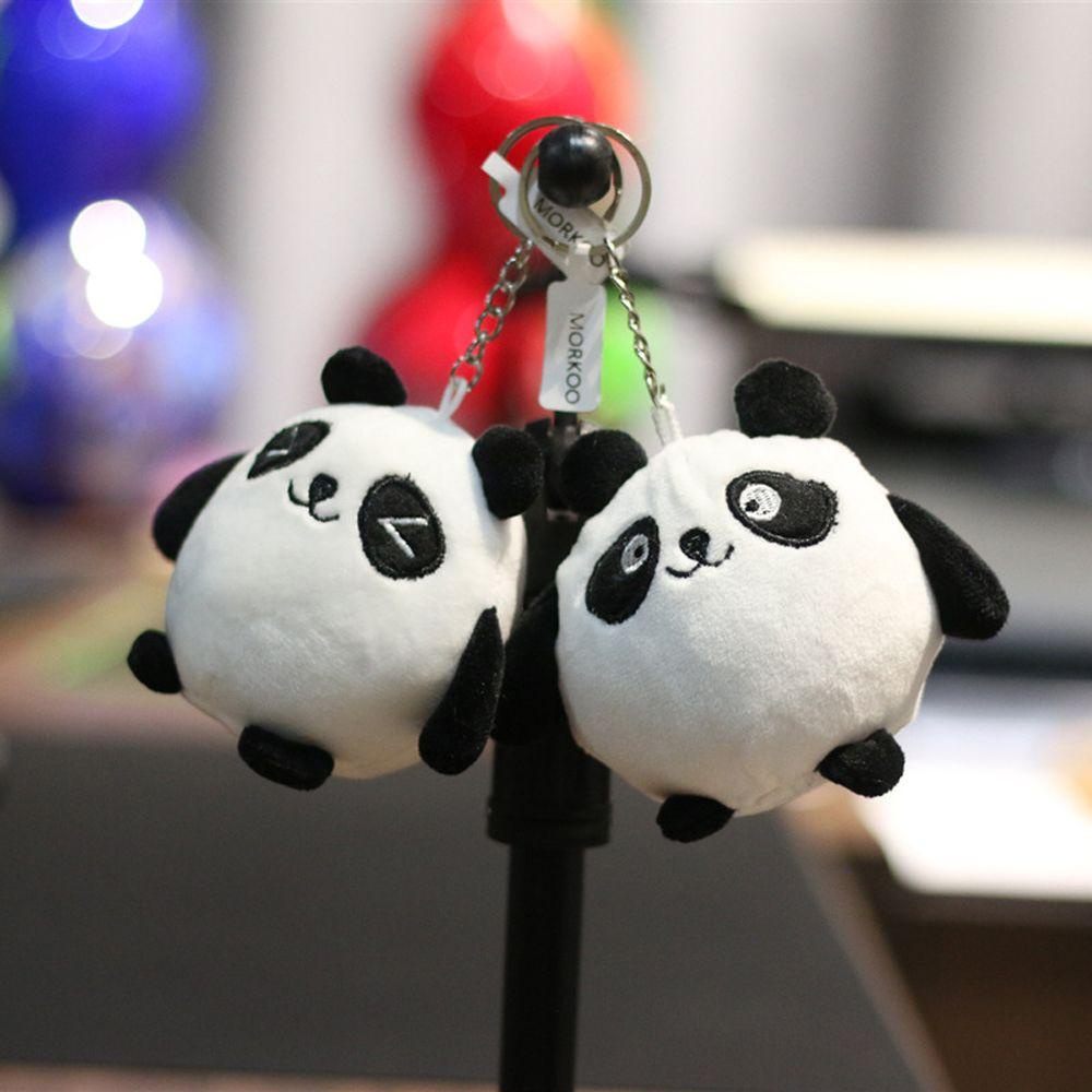 Móc Khóa Gấu Trúc Nhồi Bông 10cm Đáng Yêu