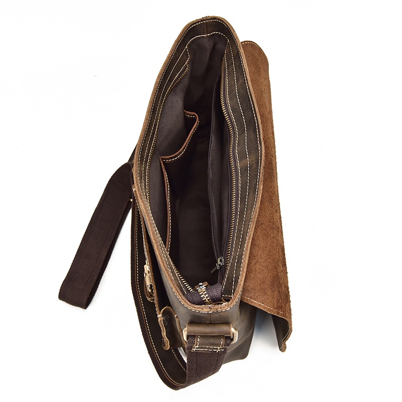 MESSENGERBAG Da bò sáp, cực đẹp và bền bỉ.