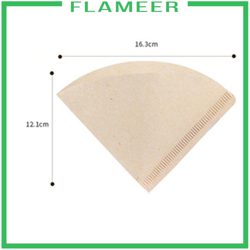 Phễu giấy lọc cà phê hình chữ V dùng một lần cho gia đình/ quán cà phê/ quán bar 1-2
