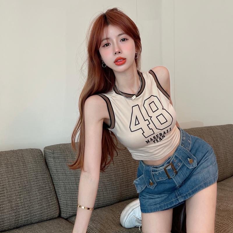 Áo Thể Thao Sát Nách Dáng Ôm Kiểu Retro Cá Tính