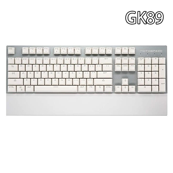 ⌨ Bàn Phím Cơ Không Dây Motospeed GK89 104 phím blue switch kèm lót tay