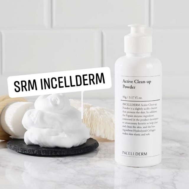 RỬA MĂT DẠNG BỘT SỦI BỌT INCELLDERM