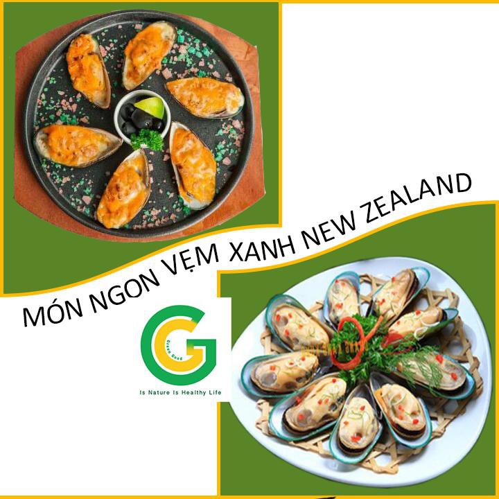 Vẹm Xanh Nửa Mảnh New Zealand Nhập Khẩu Green Good Chuyên Nướng, Hấp, Sốt