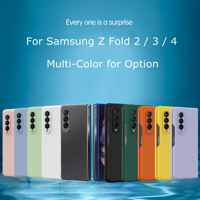 Ốp Điện Thoại PC Cứng Siêu Mỏng Bề Mặt Nhám Cho Samsung Galaxy Z Fold 2 3 4 5G Z Fold 4 3 2