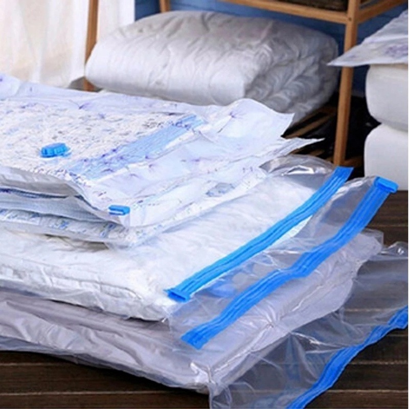 1 Túi Đựng Quần Áo Hút Chân Không Chống Ẩm Đa Năng Gấp Gọn Mang Đi Du Lịch Tiện Lợi 6 Kích Cỡ
