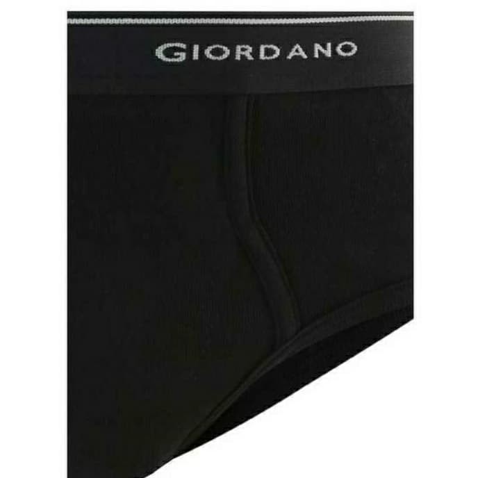 GIORDANO Set 6 Quần Lót Màu Đen Size S Cho Nam