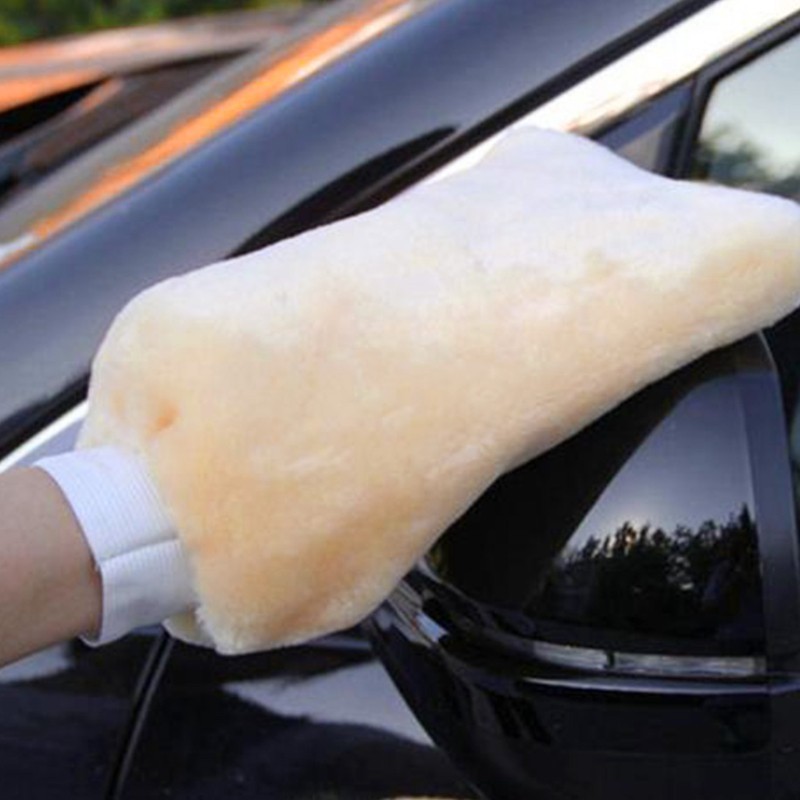 Găng tay rửa xe sợi tổng hợp siêu mềm mịn 24x16cm