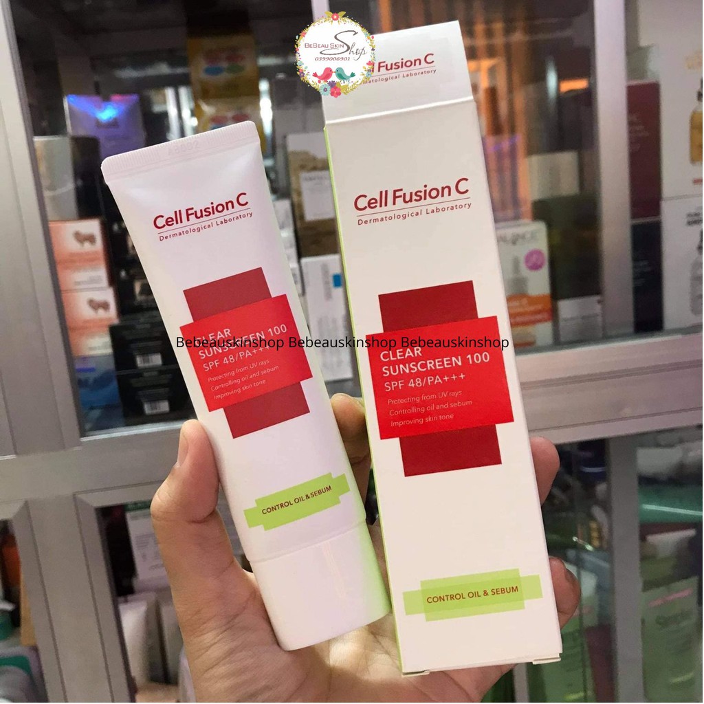 Kem chống nắng Cell Fusion C Laser Suncreen 100/Toning Suncream 100