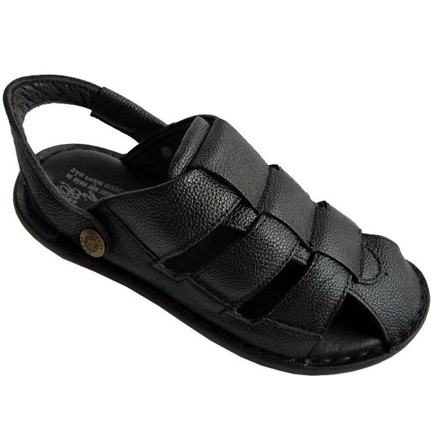 Giày Sandal Nam BÍt Mũi Da Bò BIGBEN SD79