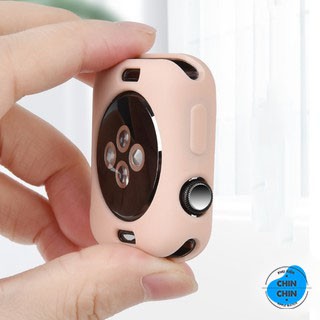 Ốp Bảo Vệ Mặt Đồng Hồ Thông Minh Apple Watch Series SE/6/5/4/3/2/1 Bằng Silicone Full Size 38/40/42/44mm - ChinChin Case