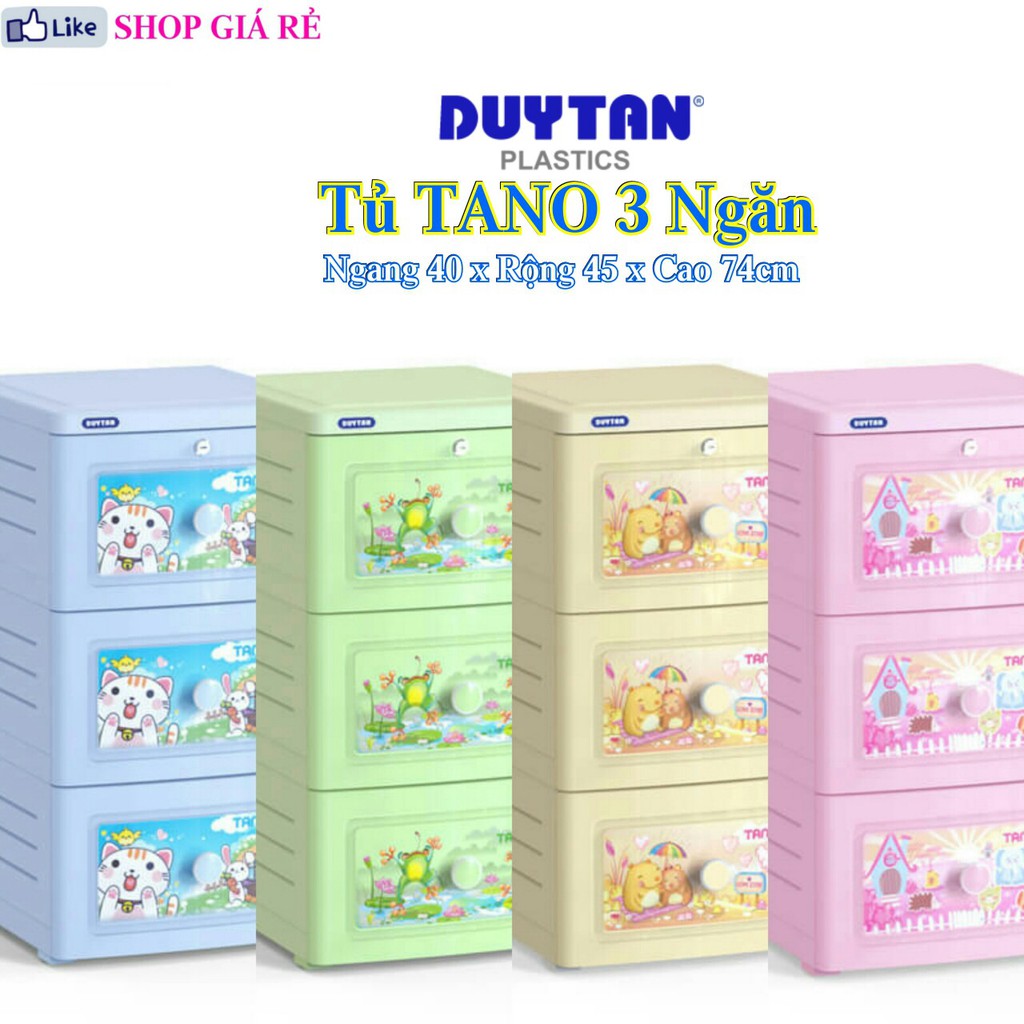 Tủ nhựa duy tân TANO 3 Ngăn