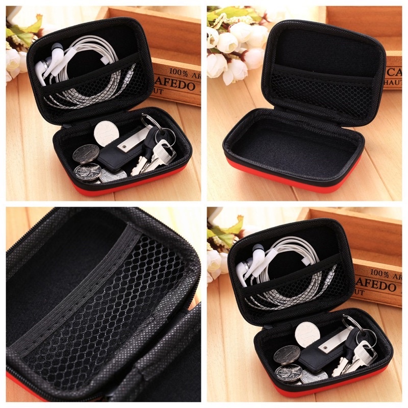 Bao Đựng Cho Phụ Kiện Tai Nghe Bluetooth Dây Cáp Sạc Pin