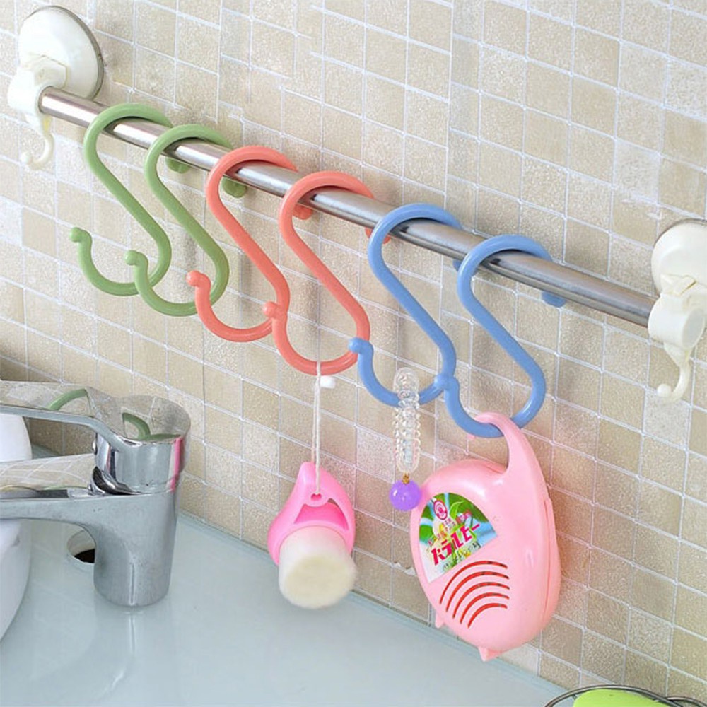 (LẺ 1) Móc Chữ S Nhựa Cao Cấp Treo Quần Áo - Treo Đồ Đạc, Treo Móc Khóa Đa Năng Linh Hoạt 2194 Korea Store 88