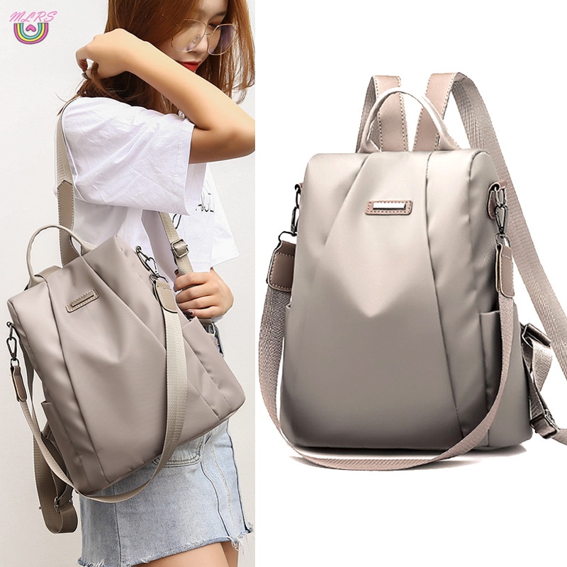 Ba lô vải oxford nylon chống thấm nước chống trộm dành cho nữ
