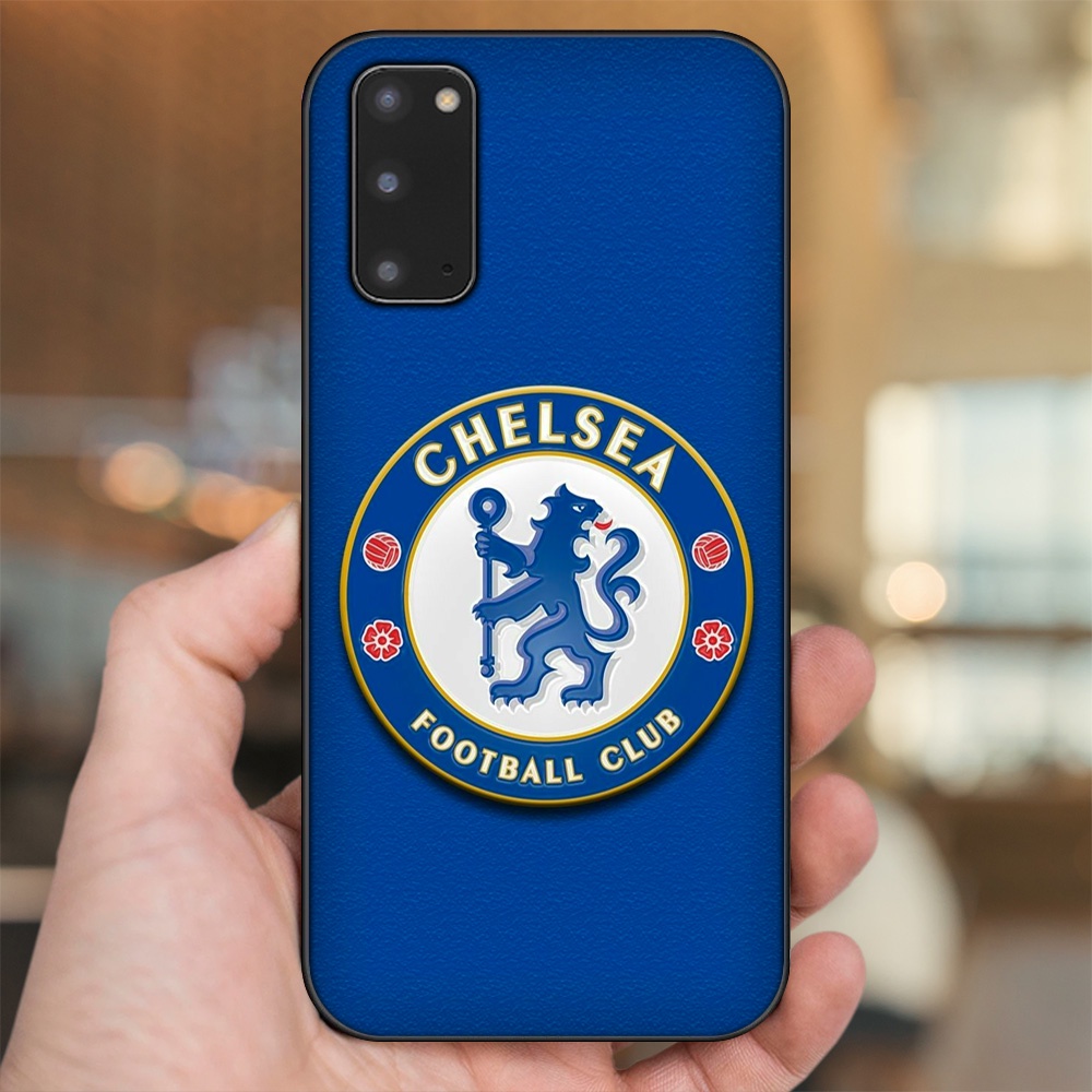 Ốp lưng Samsung S20 viền đen in hình Chelsea FC