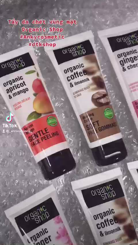 Tẩy da chết vùng mặt Organic Shop chiết xuất hạt cà phê EU | BigBuy360 - bigbuy360.vn