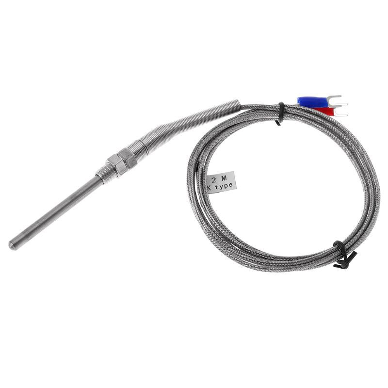 Đầu Dò Cảm Biến Nhiệt 2m Loại K Chất Lượng Cao 50mm/ 100mm/ 150mm/ 200mm 0-400 C