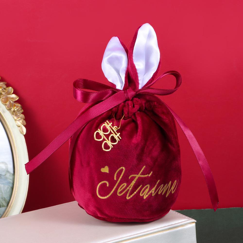 Túi Đựng Kẹo Hình Thỏ Phục Sinh