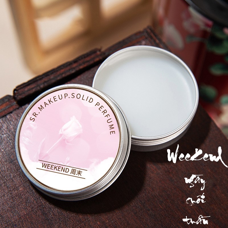 Nước hoa khô dạng sáp Sr.Makeup Solid Perfume hương hoa thanh mát hàng nội địa Trung