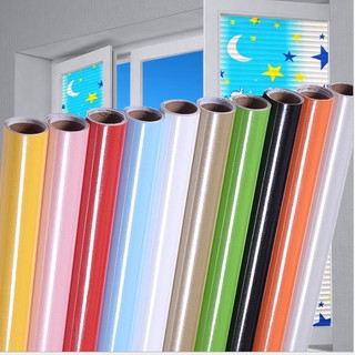 1m x 60cm decal giấy dán tường - mặt bóng một màu