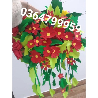 Hoa dây trang trí góc,lớp học