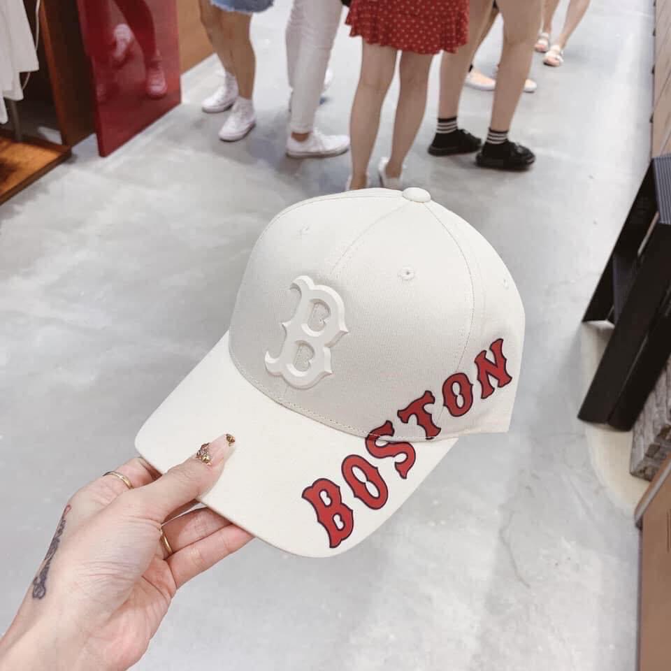 Nón Lưỡi Trai Boston Thêu 3D Cao Cấp Chất Vải Kaki Cotton Dày Full Tem Mạc Nón Kết Có Khóa Inox Điều Chỉnh To Nhỏ