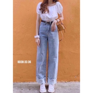 Mua lẻ giá sỉ quần ống rộng xăn lai Bigsize ảnh thật