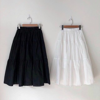 CHÂN VÁY TRẮNG/ ĐEN 2 LỚP CAO CẤP