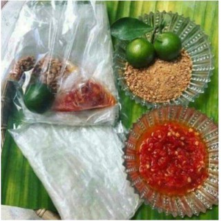 3 bịch bánh tráng sa tế tắc ớt rim siêu cay