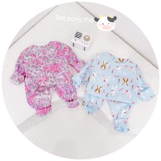 Set 2b cotton bozip xuất dư bé gái