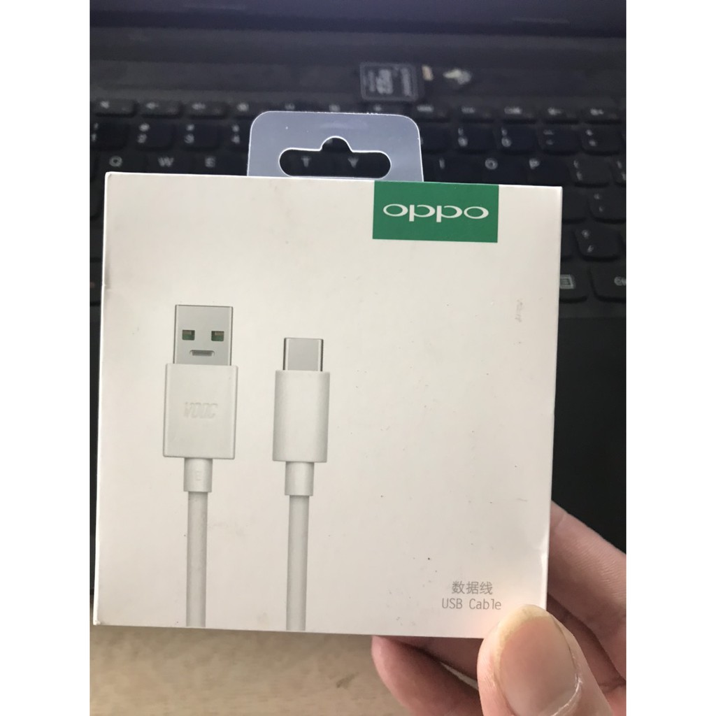 Cáp sạc nhanh Oppo Reno 2 VOOC 3.0 - 1M - Chân Type C