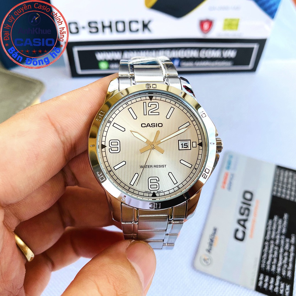 Đồng hồ nam Casio MTP-V004 MTP-V004D MTP-V004G MTP-V004SG dây thép bảo hành 1 năm ch | BigBuy360 - bigbuy360.vn