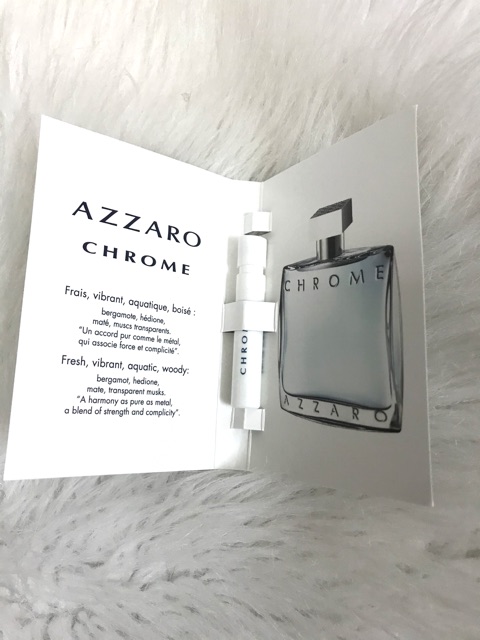 NƯỚC HOA NAM CHROME CỦA HÃNG AZZARO - Mẫu Thử 1.2ml