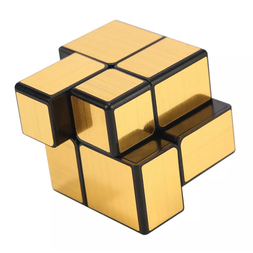 Khối Rubik 2x2 Màu Đen Bạc