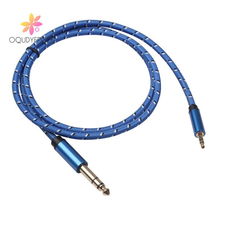 Dây Cáp Chuyển Đổi Âm Thanh Giắc Cắm 3.5mm Sang 6.35mm 6.35mm Cho Đàn Guitar