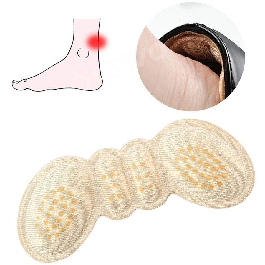 Set 2 Miếng Đệm Gót Chân Dán Giày 4d Chống Trượt