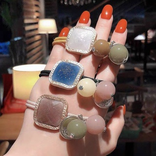 Combo 3 dây cột tóc nữ phong cách hàn quốc mix màu xinh xắn