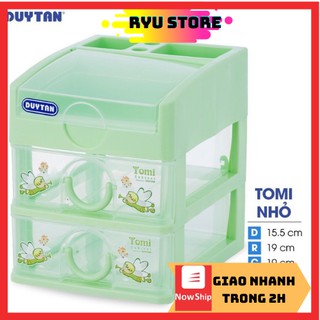Tủ nhựa mini ❤️𝑭𝑹𝑬𝑬𝑺𝑯𝑰𝑷❤️ tủ mini duy tân 3 tầng tiện dụng - đựng mỹ phẫm