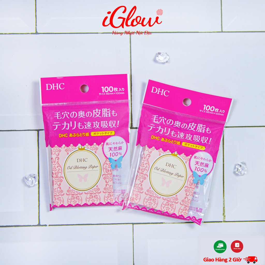 Giấy thấm dầu DHC Oil Blotting Paper 100pc