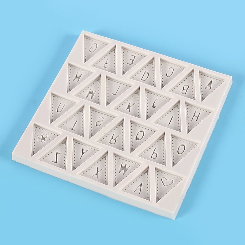 Khuôn Silicone Làm Bánh Tạo Hình Chữ Cái Tiếng Anh Tiện Dụng