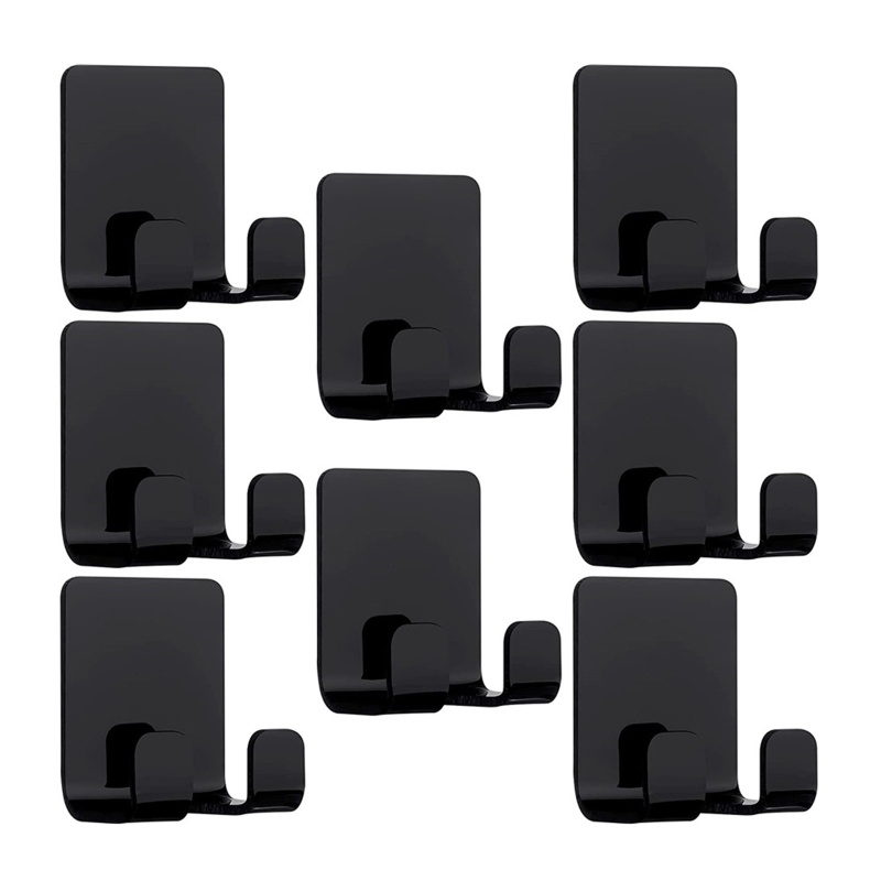 Bộ 8 Móc Dán Tường Siêu Dính Chống Thấm Nước Cho Phòng Tắm / Nhà Bếp / Tủ / Cửa / Văn Phòng