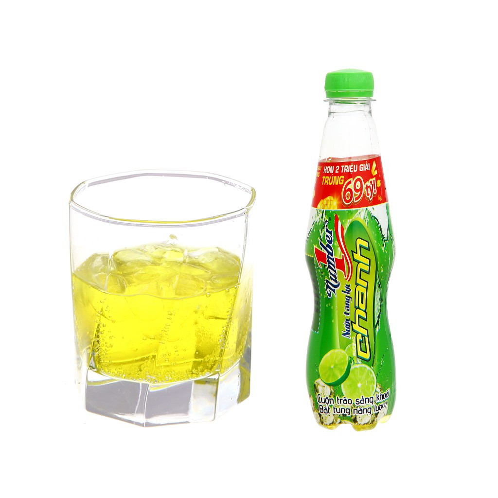 Nước Uống Tăng Lực Number One Chanh - No1 Chanh Chai Nhựa PEP 330ml HSD 18-04-22