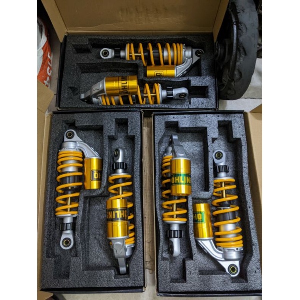 Phuộc Ohlins Bình dầu  ty vàng gắn Dream Wave RS alpha s110 Future x neo led elegant  Sirius Taurus Jupiter