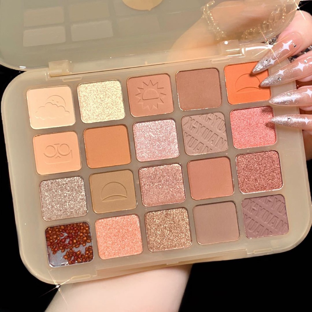 Bảng Phấn Mắt 4 Màu Sắc Trang Điểm Chuyên Nghiệp Cho Người Mới Bắt Đầu