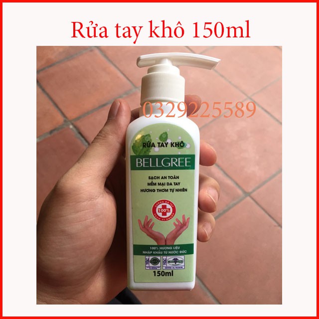 Nước Rửa Tay Khô Kháng Khuẩn Tay Nhanh Bell Gree 100-500ml