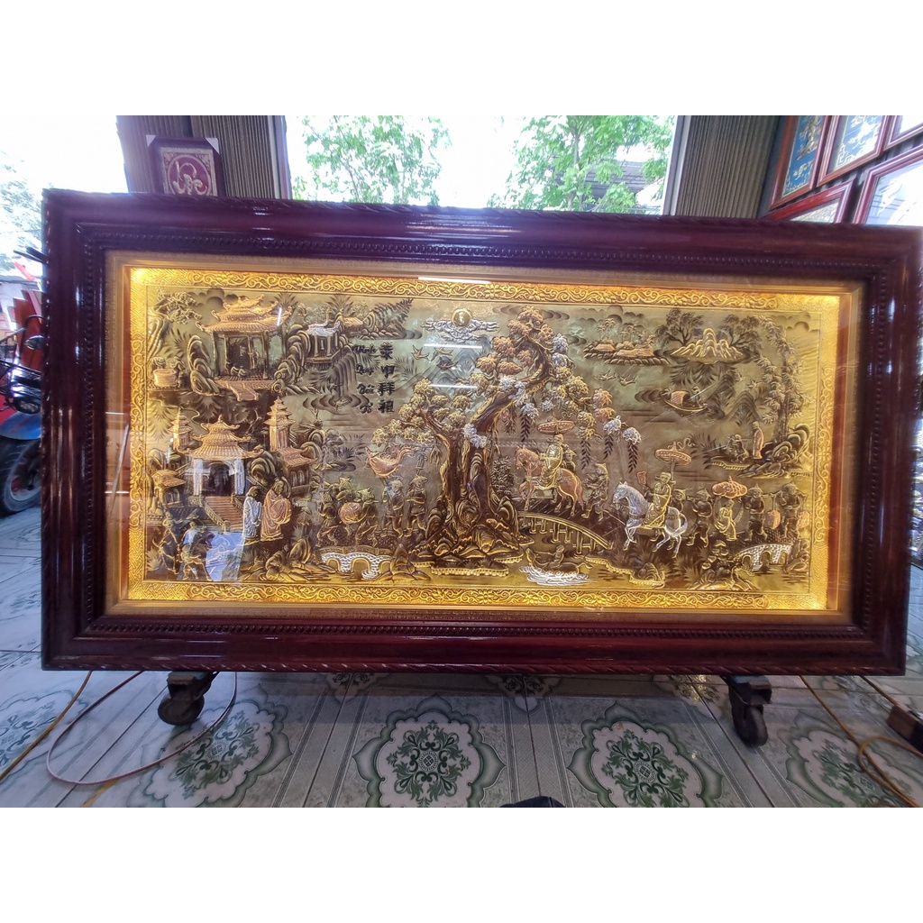 Tranh đồng Vinh Quy Bái Tổ