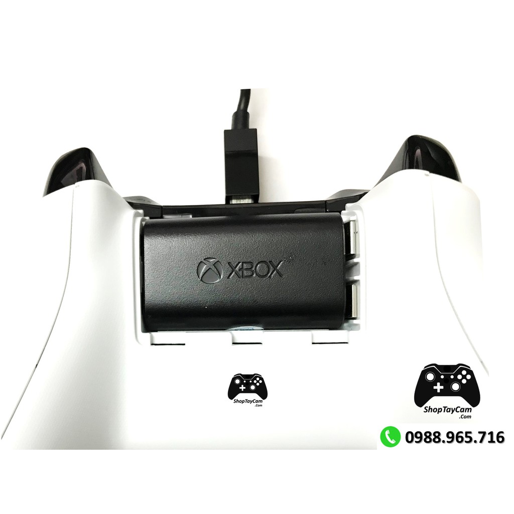 Pin Tay Cầm Xbox One / Xbox One S Controller Hàng Chính Hãng Microsoft Logo XBOX | TOP BÁN CHẠY