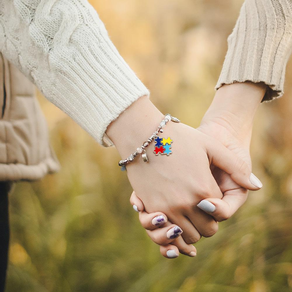 Vòng Tay Bạch Kim Tráng Men Xinh Xắn Cho Bé