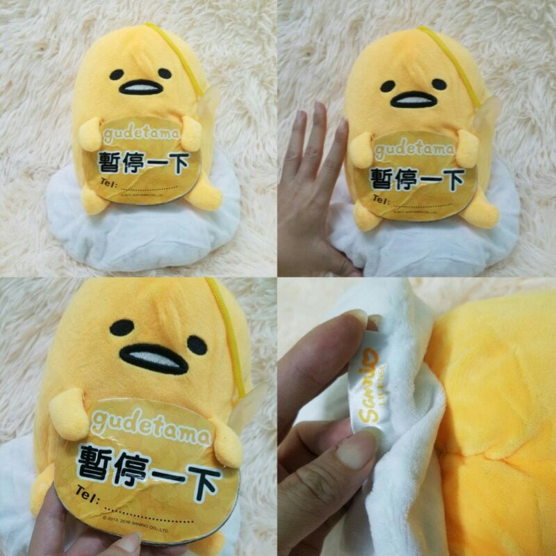 Gấu bông trứng lười Gudetama Sanrio nhồi bông