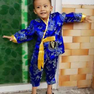Hanbok  gấm bé trai cao cấp siêu xinh